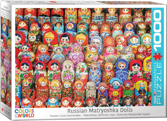 EuroGraphics Russian Matryoshka Dolls 1000 Pieces Puzzle - Laadlee