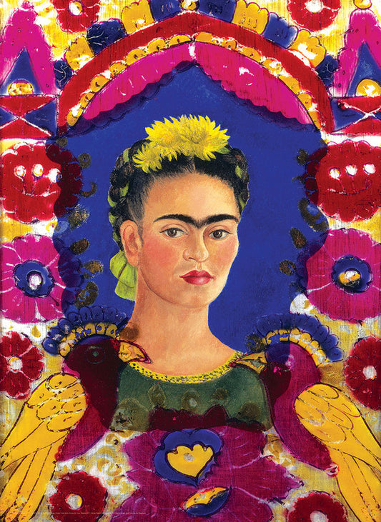 EuroGraphics Self Portrait Frame By Frida Kahlo 1000 Pieces Puzzle - Laadlee