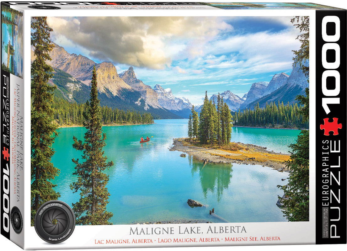EuroGraphics Maligne Lake Alberta - 1000 Pcs Puzzle - Laadlee