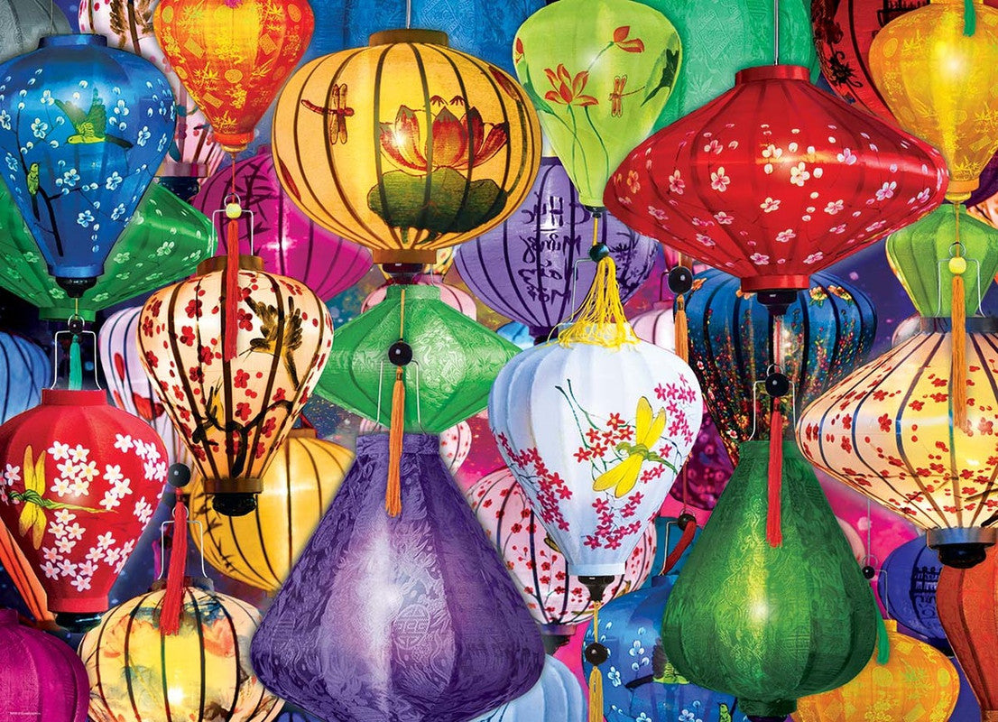 EuroGraphics Asian Lanterns 1000 Pieces Puzzle - Laadlee