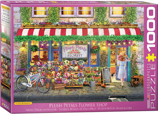 EuroGraphics Plush Petals Florist 1000-Piece Puzzle - Laadlee