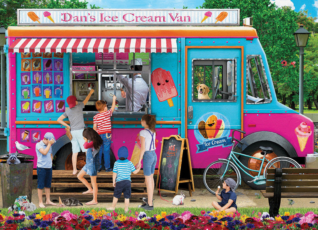 EuroGraphics Dans Ice Cream Van 1000-Piece Puzzle - Laadlee