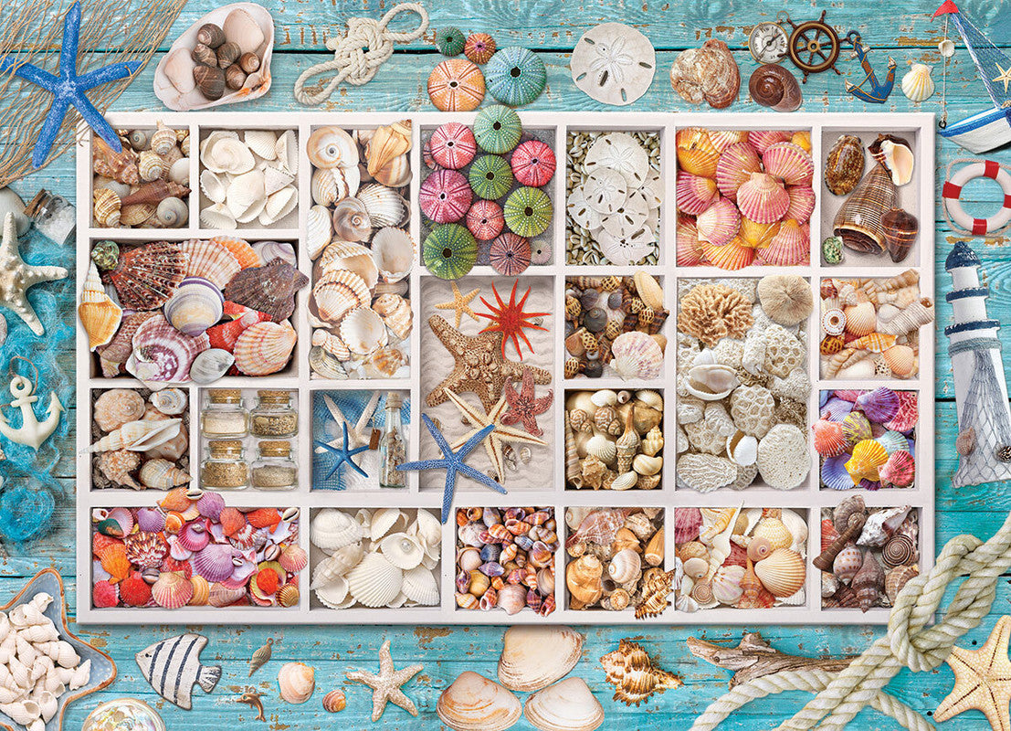 EuroGraphics Seashell Collection 1000 Piece Puzzle - Laadlee