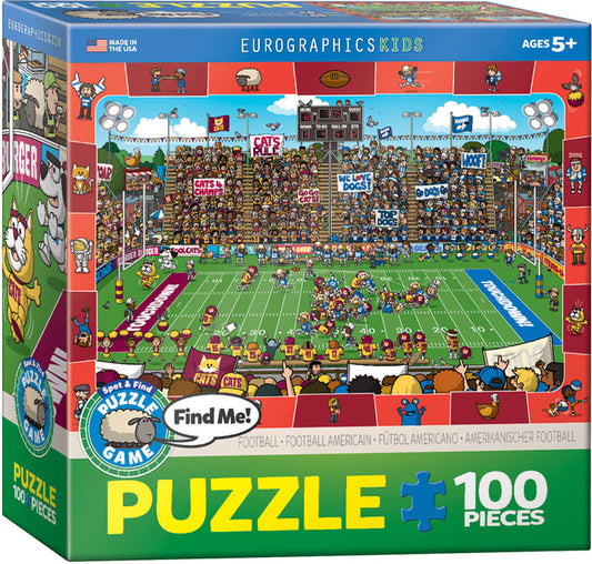 EuroGraphics Spot & Find Football 100-Piece Puzzle - Laadlee