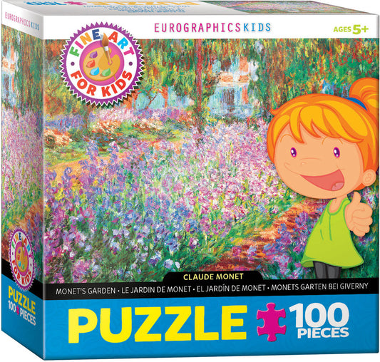 EuroGraphics Monet's Garden By Claude Monet 100 Pieces Puzzle - Laadlee