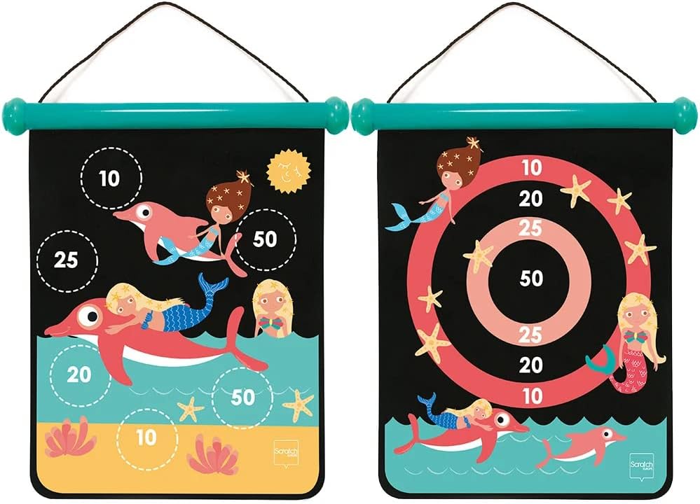 Scratch Europe Magnetic Darts Mermaid - Medium - Laadlee