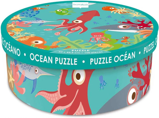 Scratch Europe Puzzle Ocean 100 pieces - Laadlee