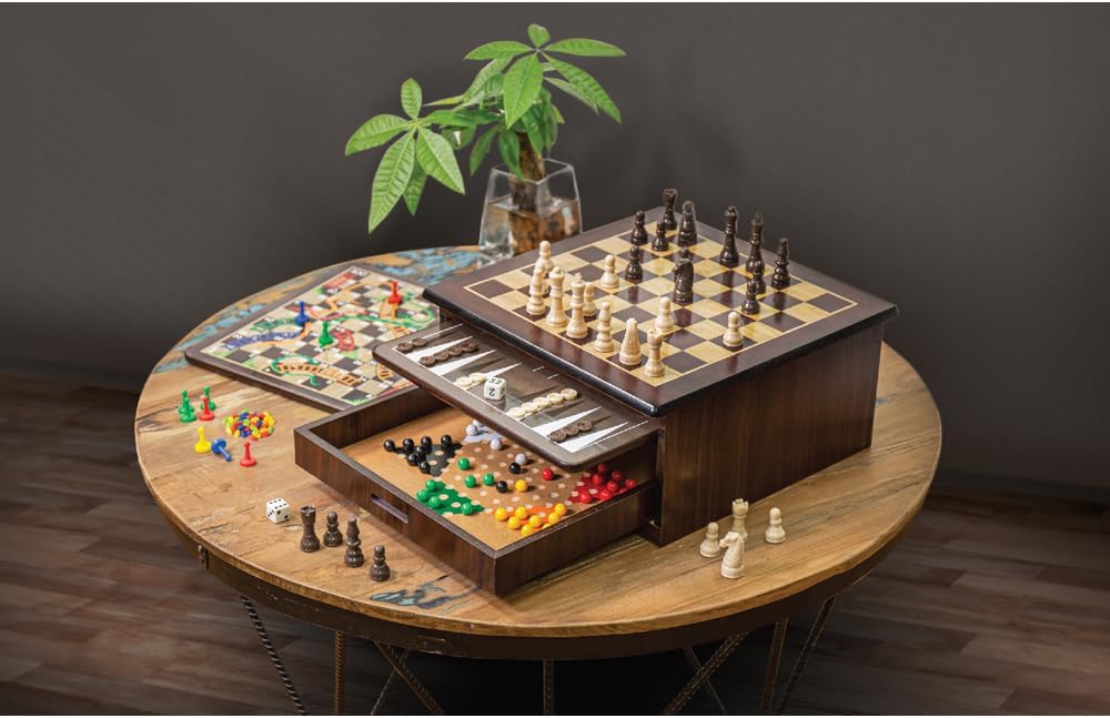 Ambassador - Craftsman Deluxe Wooden Game House - Laadlee