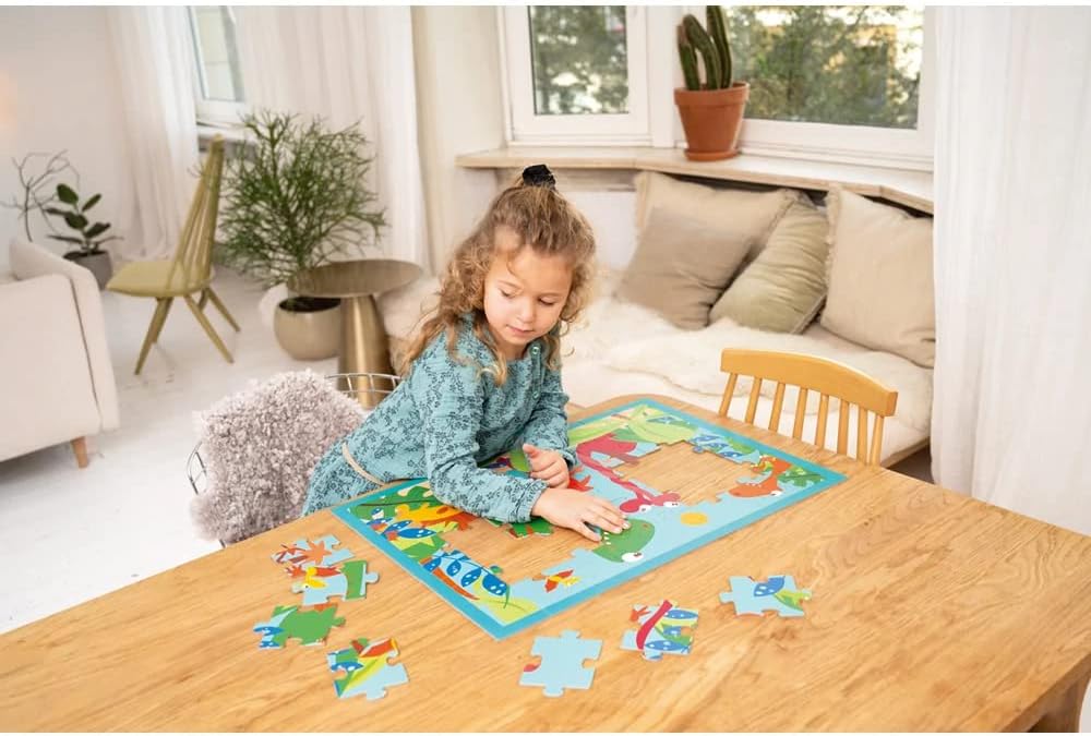 Scratch Europe Dino World 40 Pieces Puzzle - Laadlee