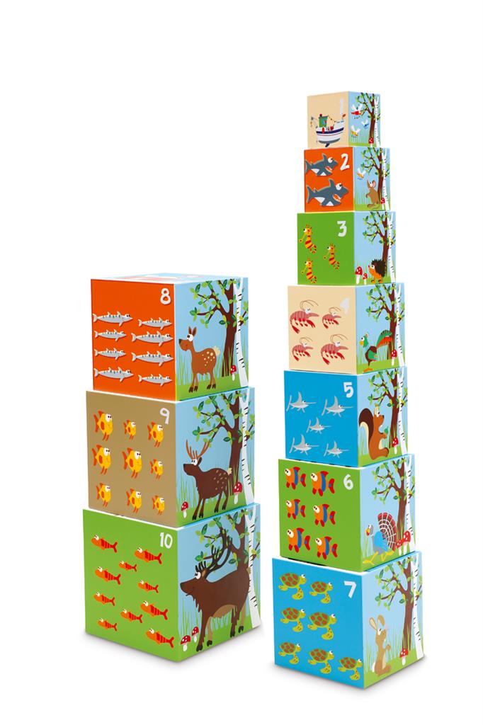 PlanToys Planmini - Log Puzzle - Laadlee