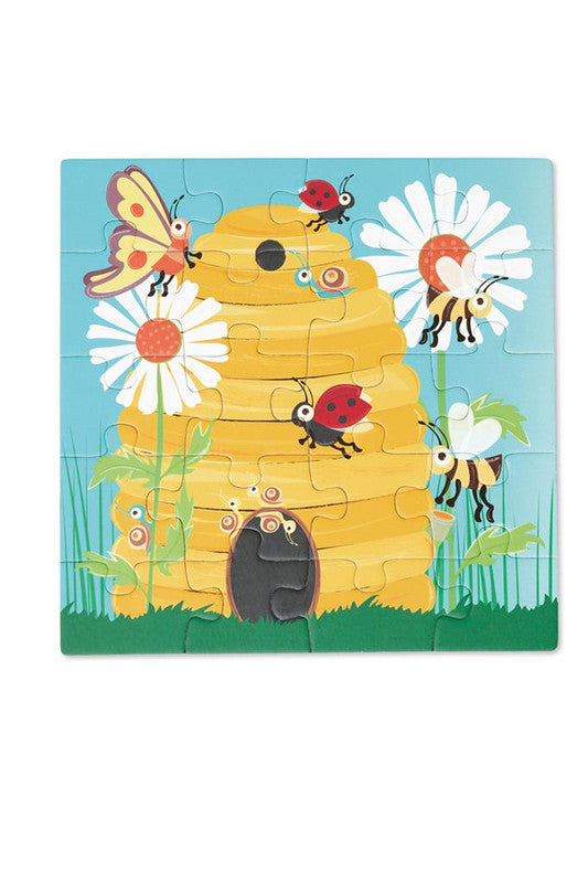 Scratch Europe Magnetic Puzzle Book To Go - Garden Party - Laadlee