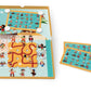 Scratch Europe Pirate Maze Magnetic - 20 Challenges and 2 Levels - Laadlee