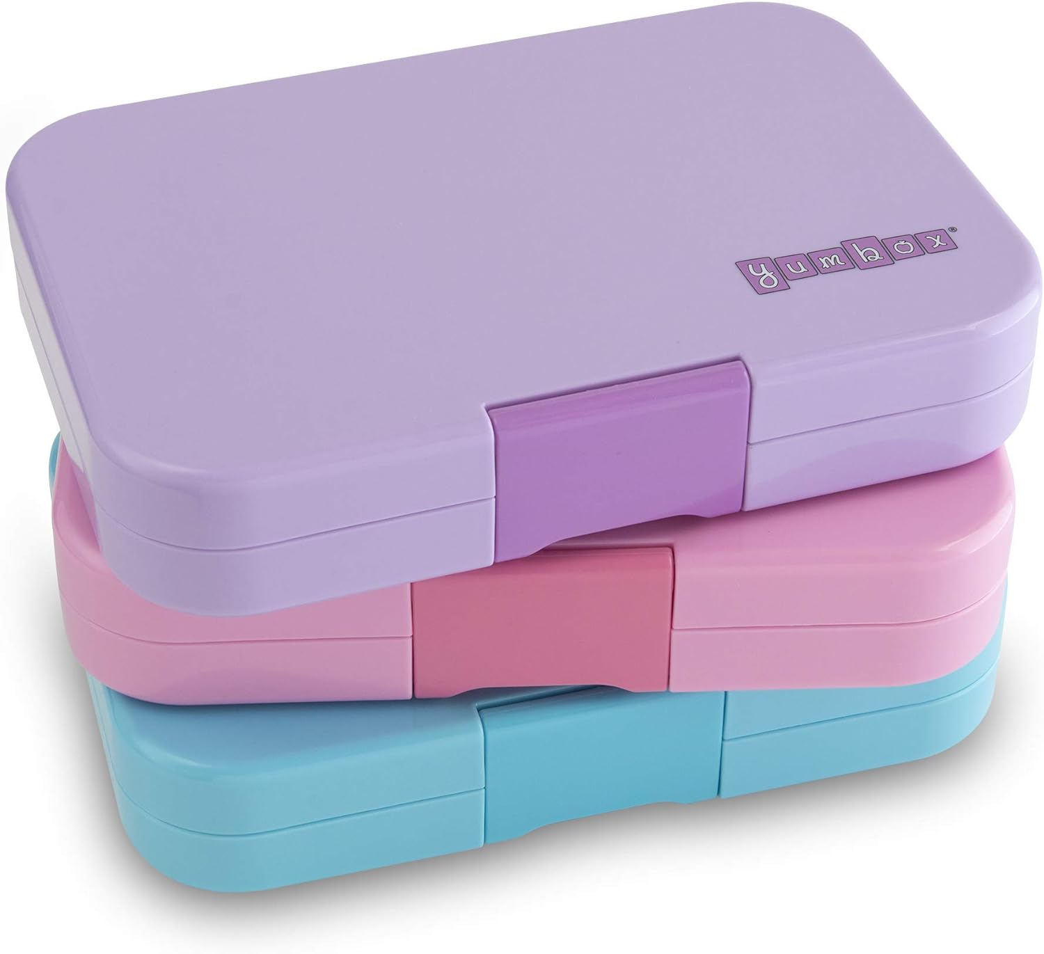 Yumbox 3 Compartment Rainbow Lunch Box - Tropical Aqua - Laadlee