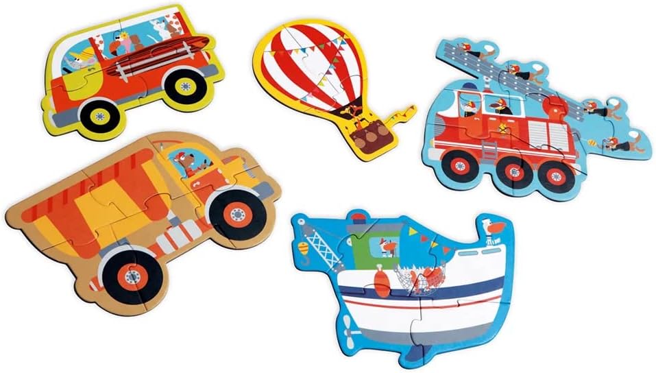 Scratch Europe Starter Puzzle - Vehicles - Laadlee