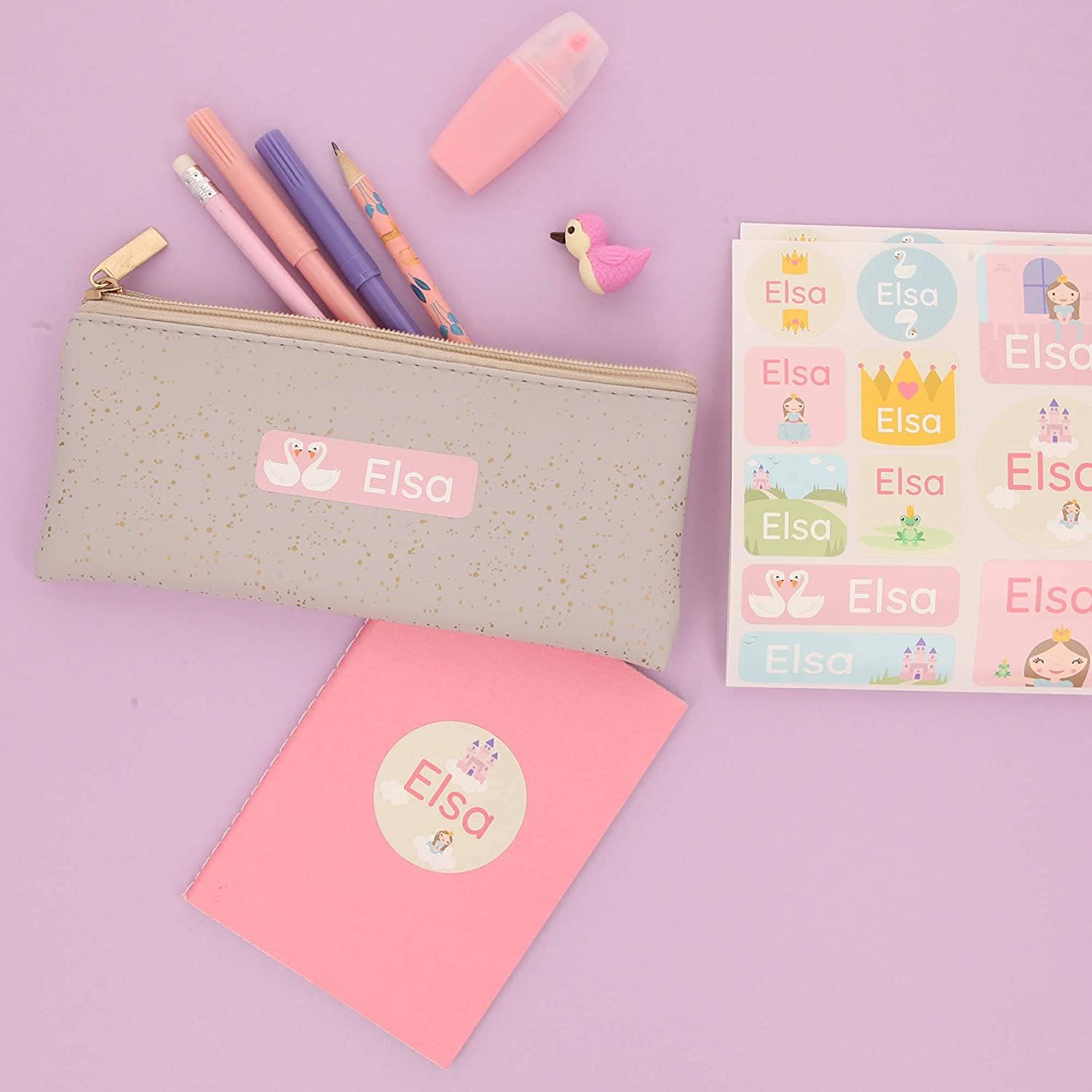 My Nametags Maxistickers - Princess (Pack of 21) - Laadlee