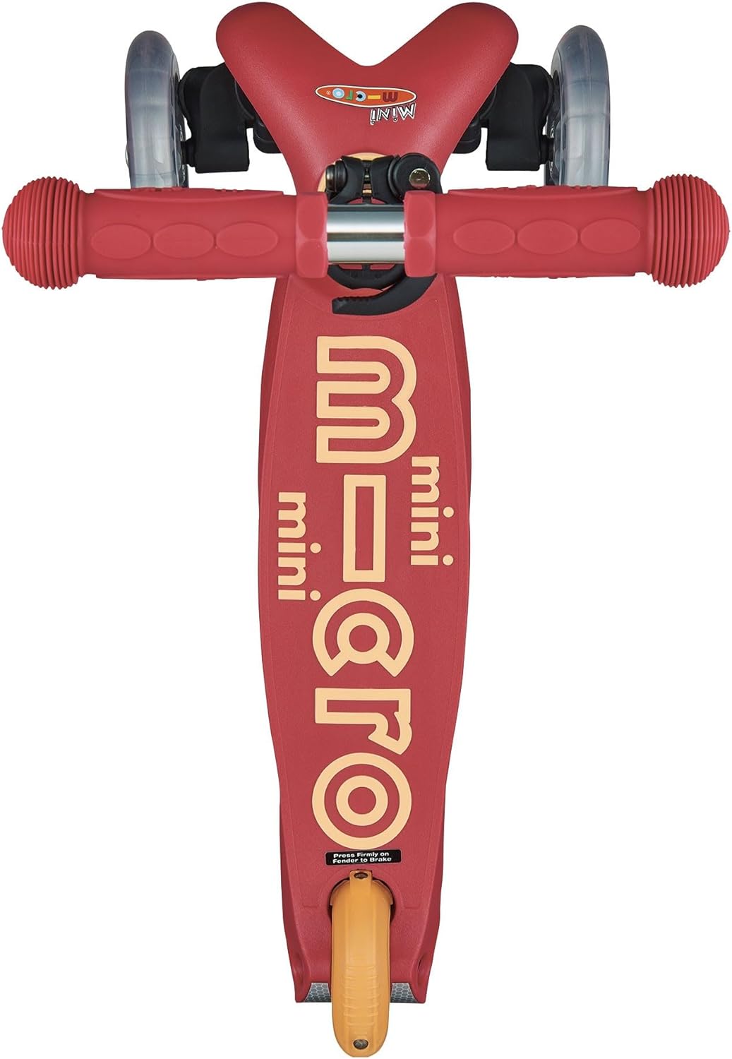 Micro Mini 3 In 1 Deluxe Plus Scooter - Ruby Red - Laadlee