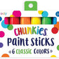 OOLY Chunkies Paint Sticks - Set of 6 - Classic - Laadlee