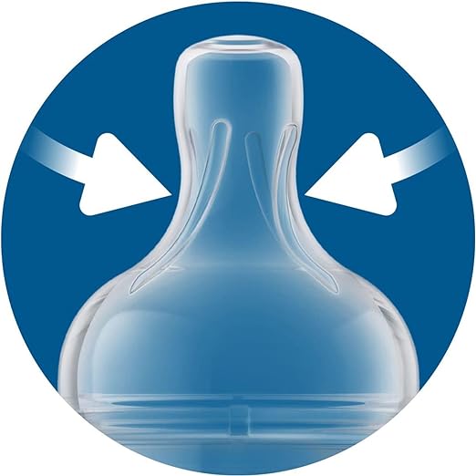 Philip Avent Anti Colic Teat Fast Flow, 4 Holes Normal (Pack of 2) - Laadlee