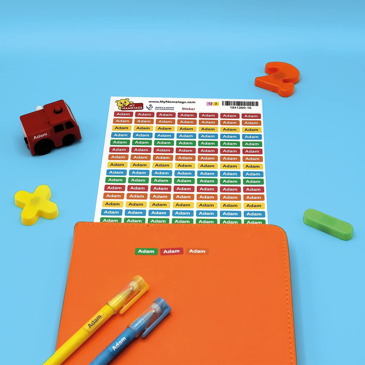 My Nametags Ministickers - Lollipop Set (Pack of 175) - Laadlee