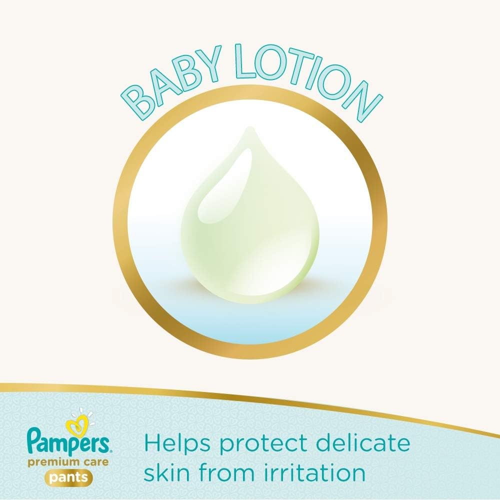 Pampers Premium Care Pants Diapers, Size 5, 12-18kg, Unique Softest Absorption for Ultimate Skin Protection, 80 Count - Laadlee