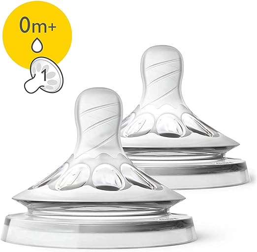 Philips Avent Natural 2.0 Teats 0 M (Pack of 2) - Laadlee