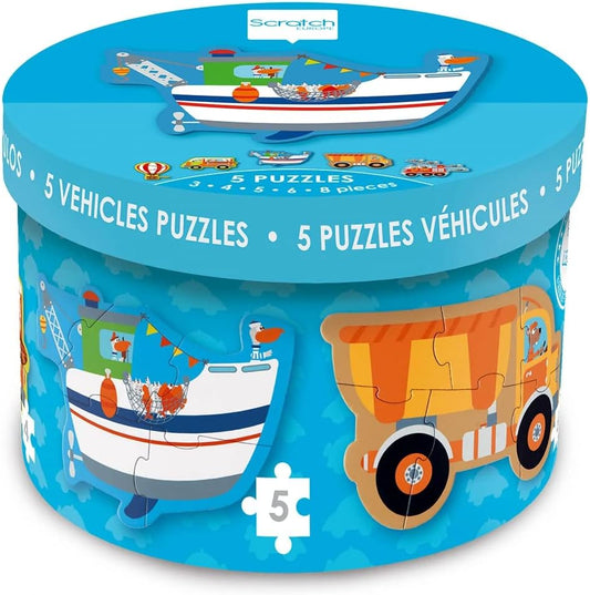 Scratch Europe Starter Puzzle - Vehicles - Laadlee