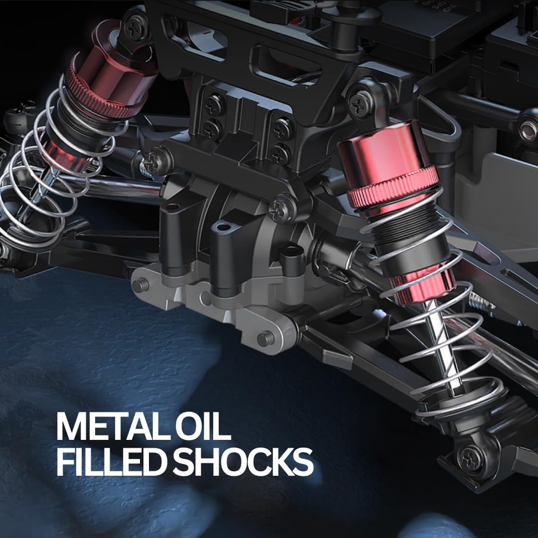 MJX Remote Control  2.4Ghz Brushless Hobby Grade Truck - Black - Laadlee