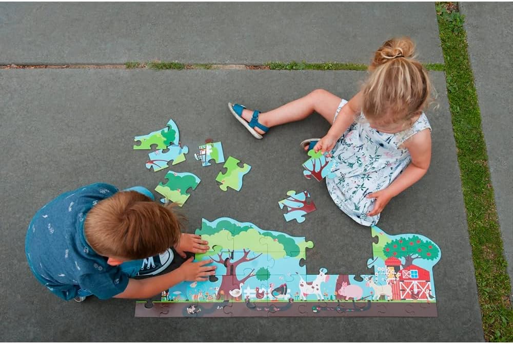 Scratch Europe Puzzle Farm 36 Pieces - Laadlee