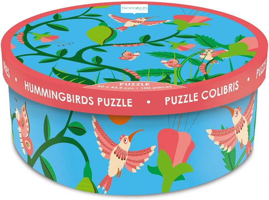 Scratch Europe Hummingbirds 100 Pieces Puzzle - Laadlee