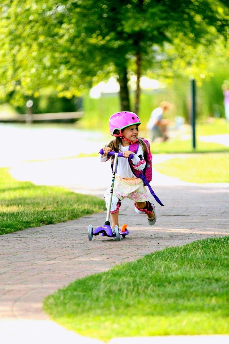 Micro Mini Classic Scooter with LED Wheels - Purple - Laadlee