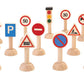 PlanToys Set Of Traffic Signs & Lights - Laadlee