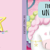 Sassi Book and Giant Puzzle Round Box - The Magic Unicorn - Laadlee