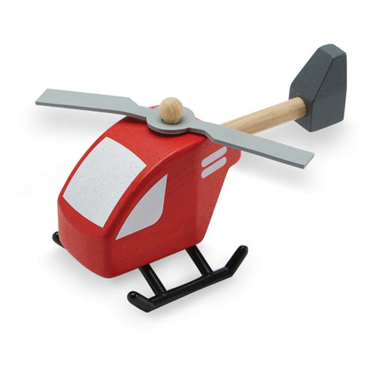 PlanToys Helicopter Red - Laadlee