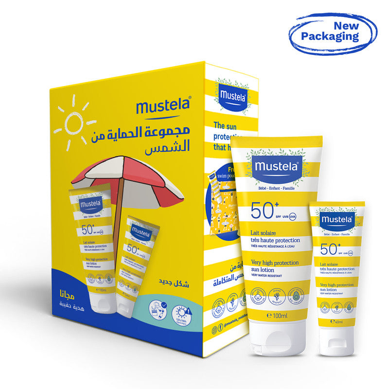 Mustela - Mustela Sun Care + Free Gift Pouch - 3pcs - Laadlee