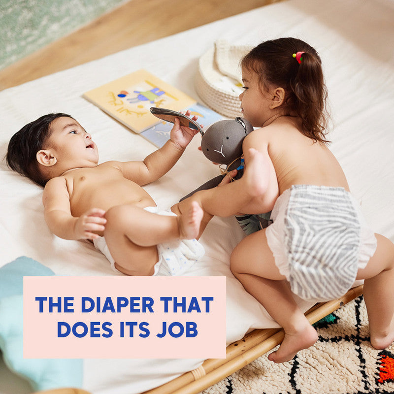 Kim & Kimmy - New Born Funny Icons Diapers, up to 5kg, qty 32 - Laadlee