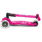 Micro Maxi Deluxe Foldable LED Scooter - Shocking Pink - Laadlee