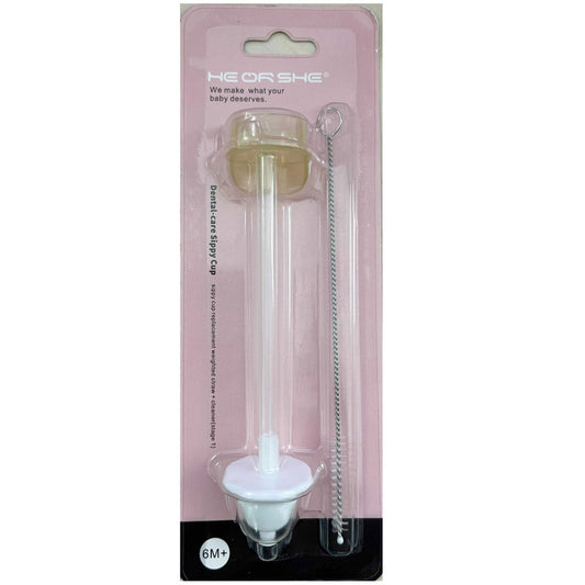 Heorshe - Sippy Cup Replacement Weighted Straw + Cleaner (6M+) - Laadlee