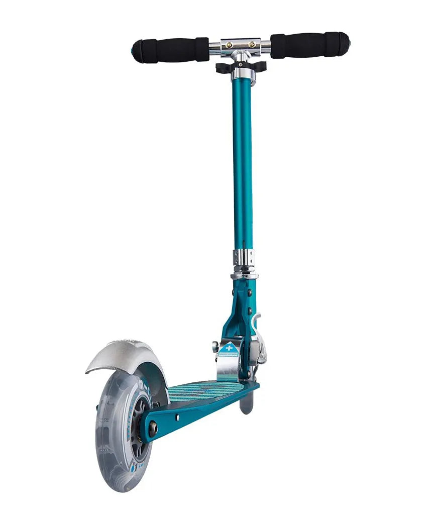 Micro Sprite Petrol Stripe Scooter - Green - Laadlee