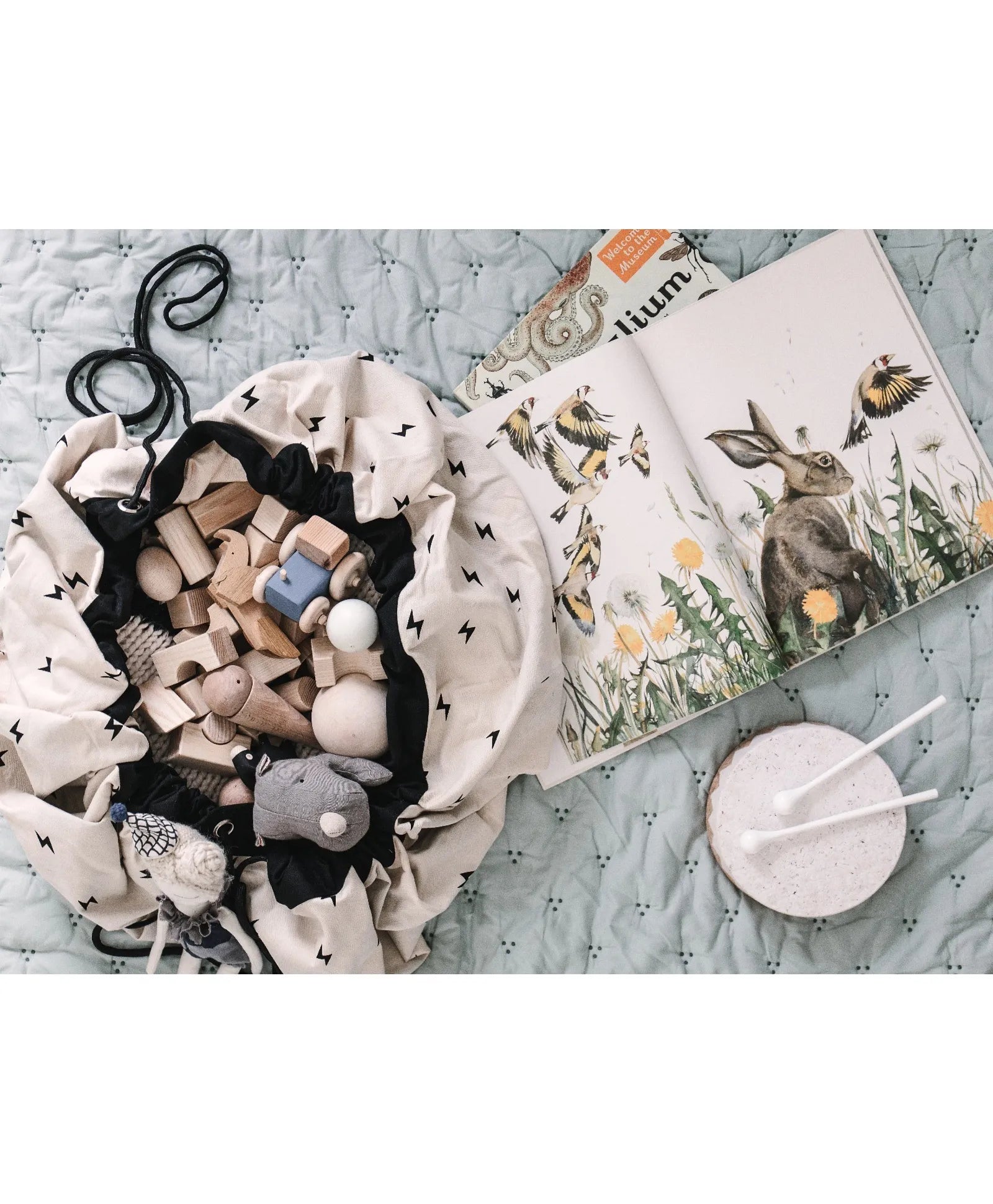 Play & Go Playmat & Storage Bag - Road Map - Laadlee