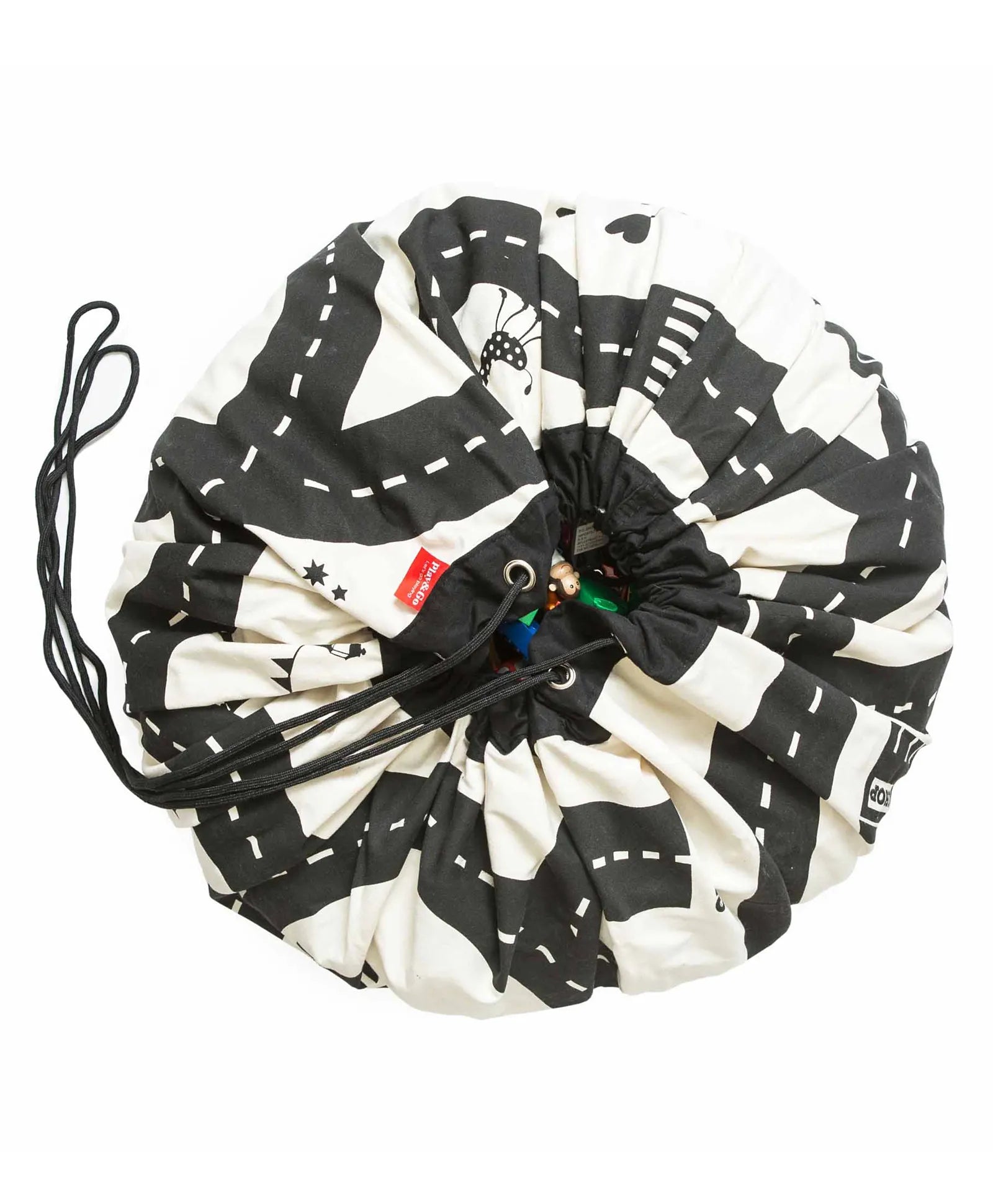 Play & Go Playmat & Storage Bag - Road Map - Laadlee