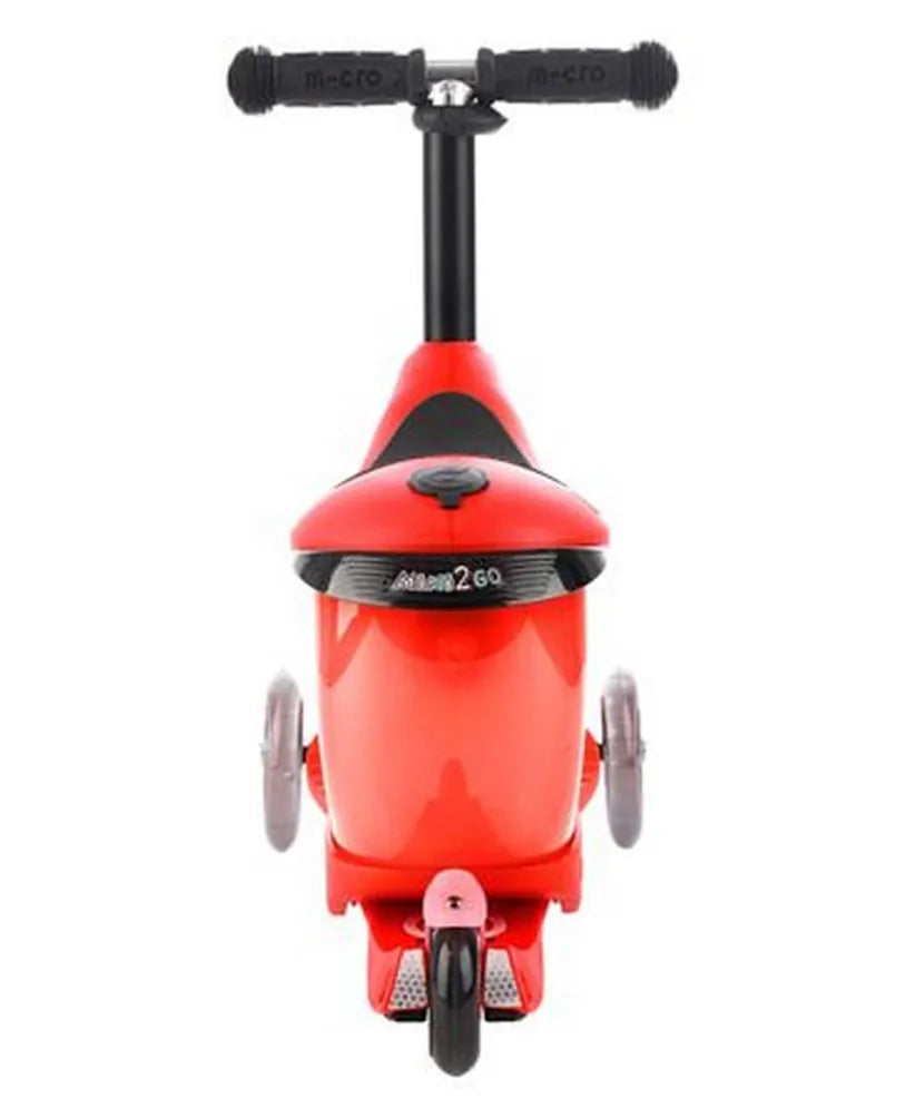Micro Mini2go Deluxe Scooter - Red - Laadlee