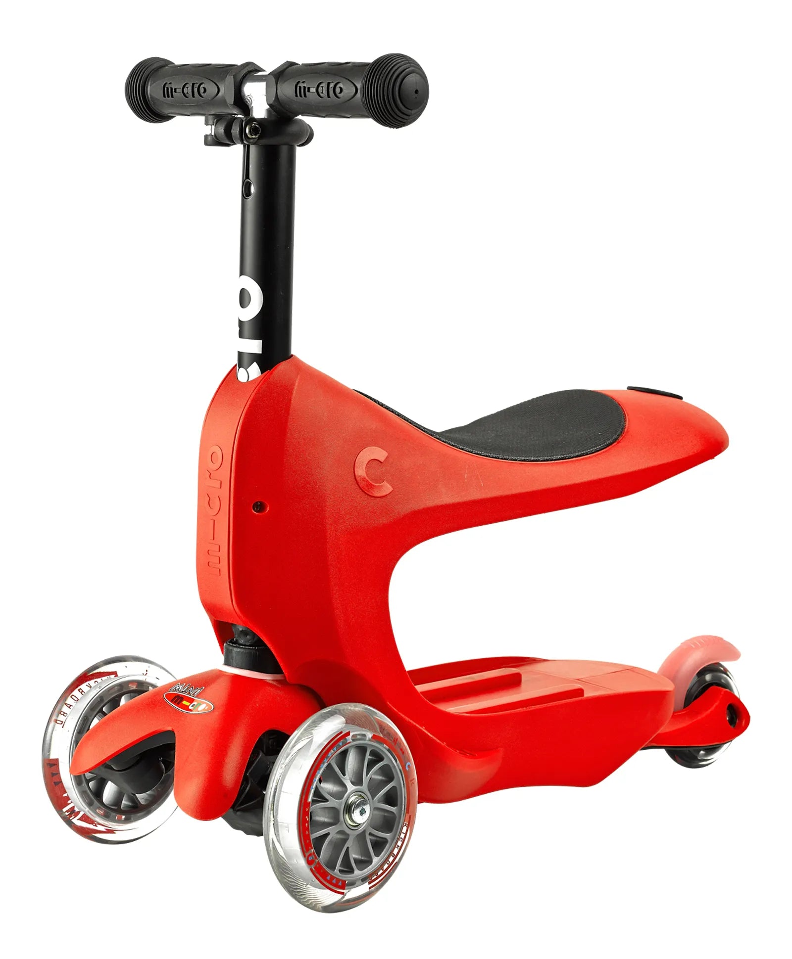 Micro Mini2go Deluxe Scooter - Red - Laadlee