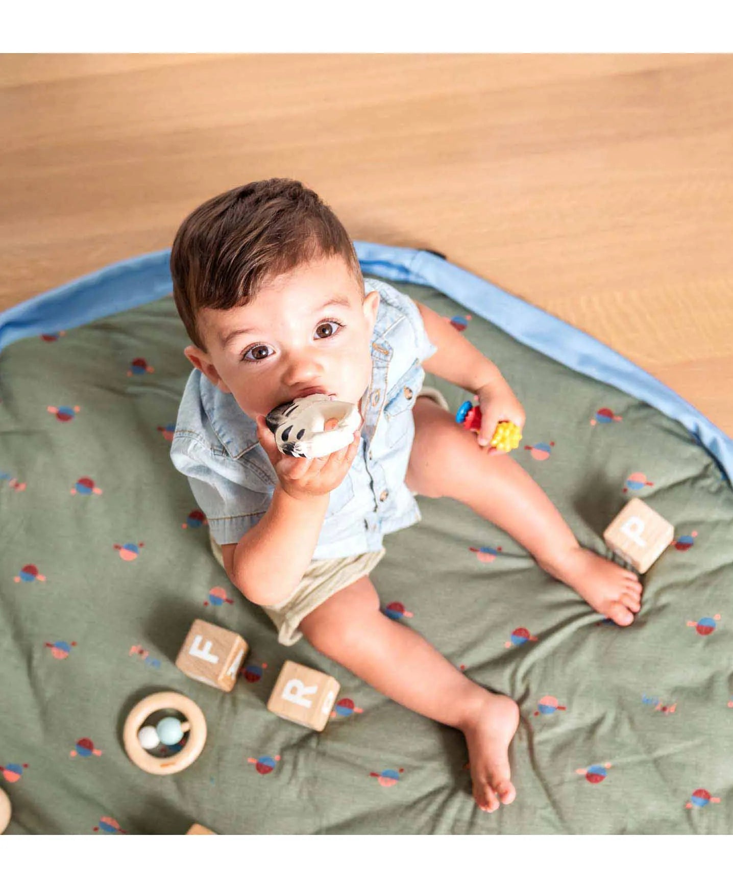 Play & Go Playmat & Storage Bag - Soft - Ping Pong - Laadlee