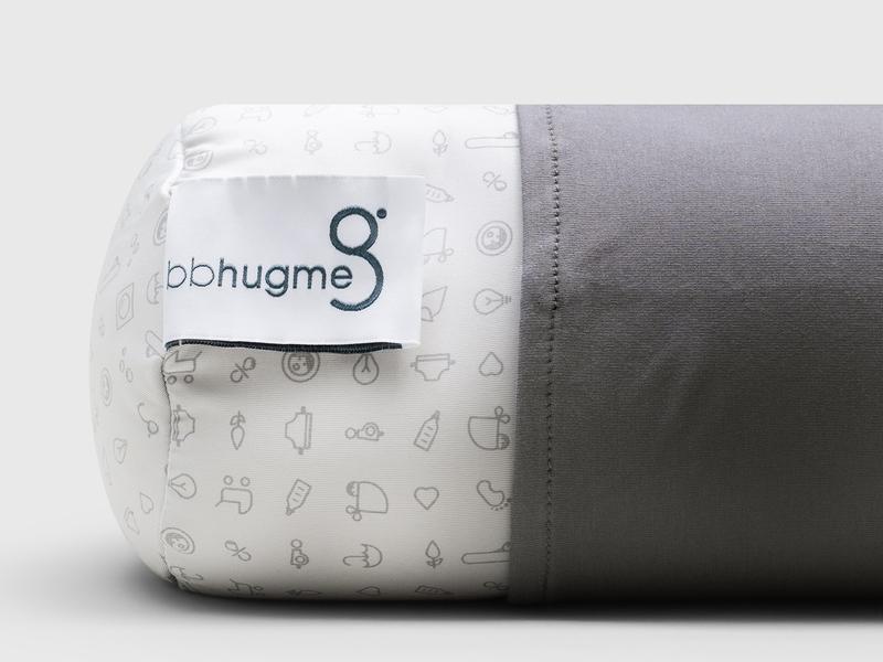 bbhugme - Nursing Pillow Cover - Stone (pack of 2) - Laadlee