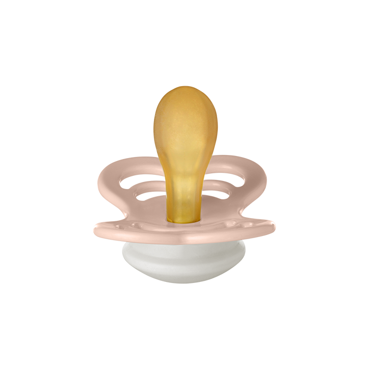 BIBS Supreme 2 Pack Silicone S1 - Blush Glow / Vanilla Glow - Laadlee