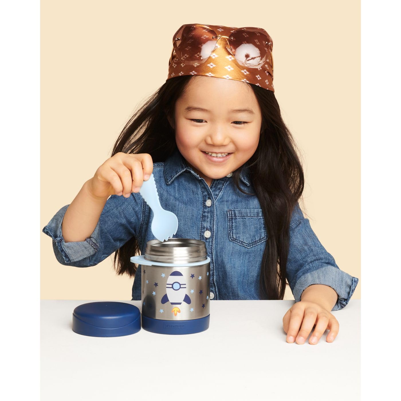 Skip Hop Spark Style Food Jar - Rocket - Laadlee