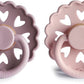 Frigg Fairytale Silicone Baby Pacifier 0-6M, 2Pack, Twilight Mauve/Primrose - Size 1 - Laadlee
