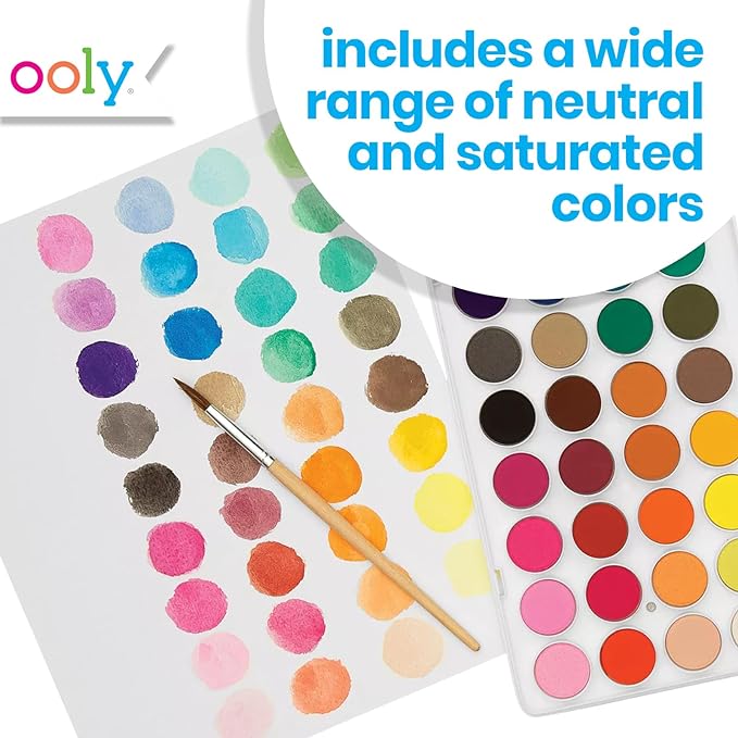 OOLY Lil Paint Pods Watercolor - Set of 36 - Laadlee