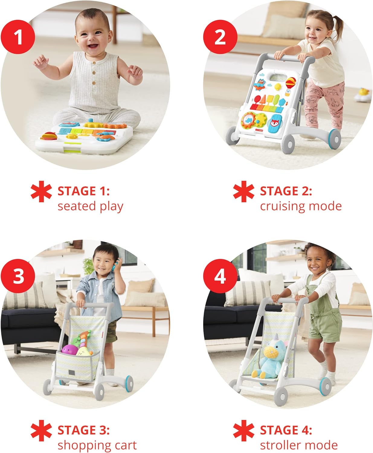 Skip Hop Explore & More Grow Along 4-in-1 Activity Walker - Laadlee
