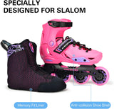 Micro Skates Discovery - Pink with Brake Set (Size 33-36) - Laadlee